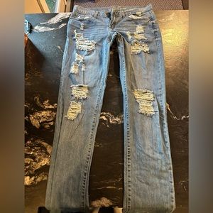 Reel Jeans - distressed size 30